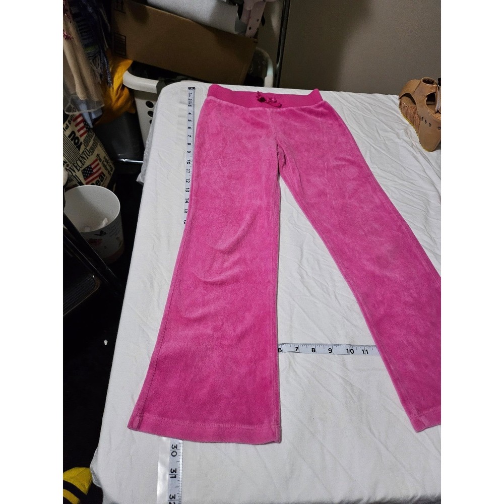 girls pants velvet circo size 7/8 pink #71